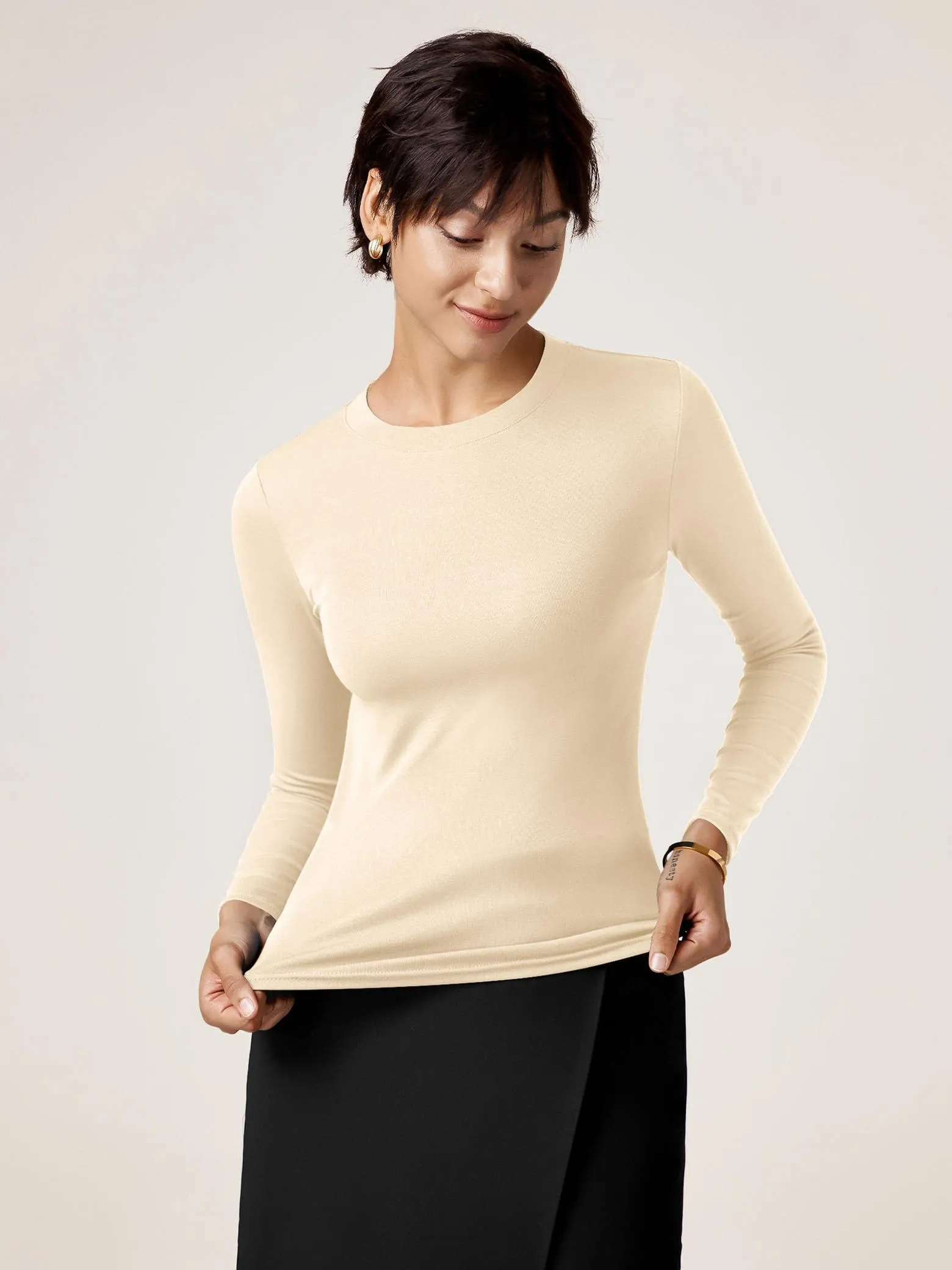 Amoretu Women's Round Neck T Shirts
