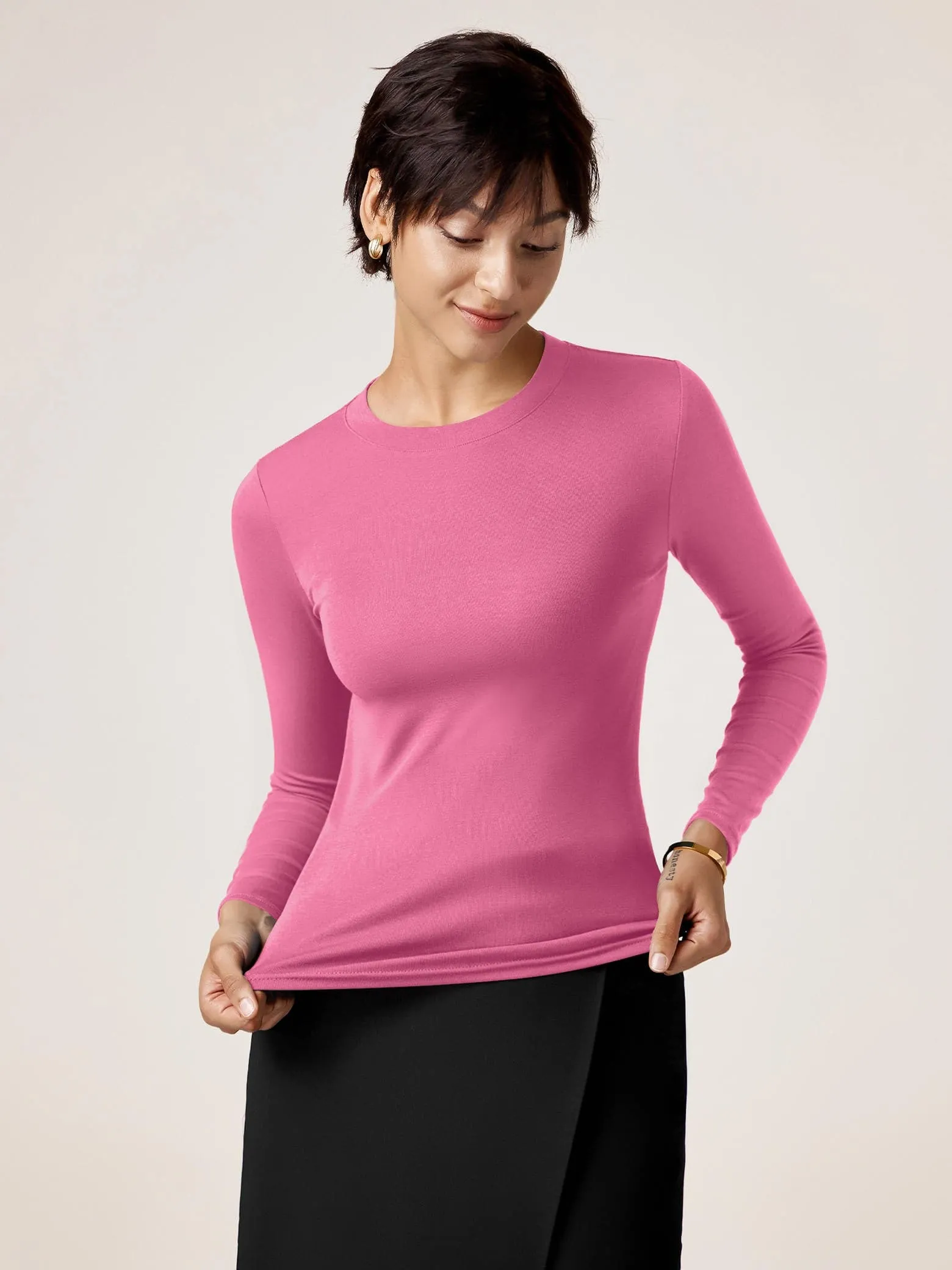 Amoretu Women's Round Neck T Shirts