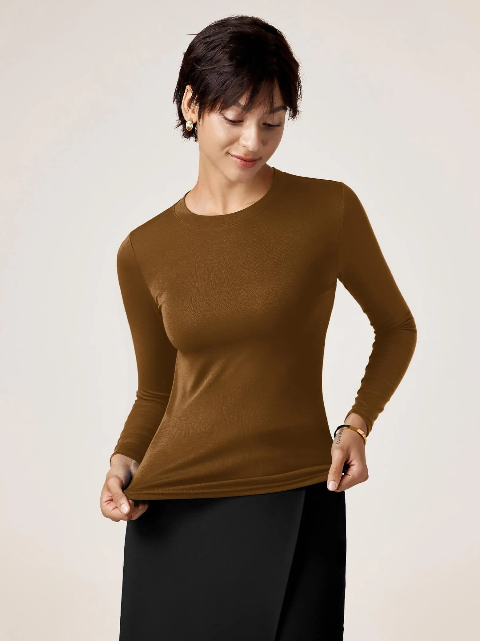 Amoretu Women's Round Neck T Shirts