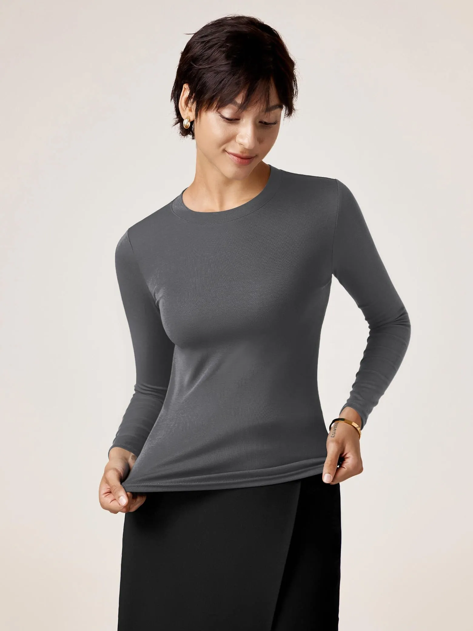 Amoretu Women's Round Neck T Shirts