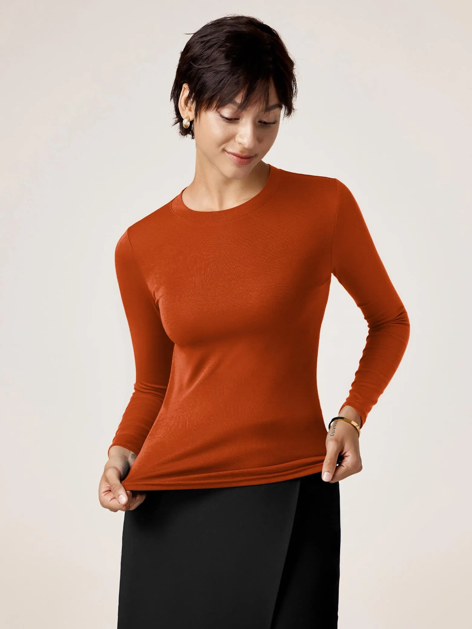 Amoretu Women's Round Neck T Shirts