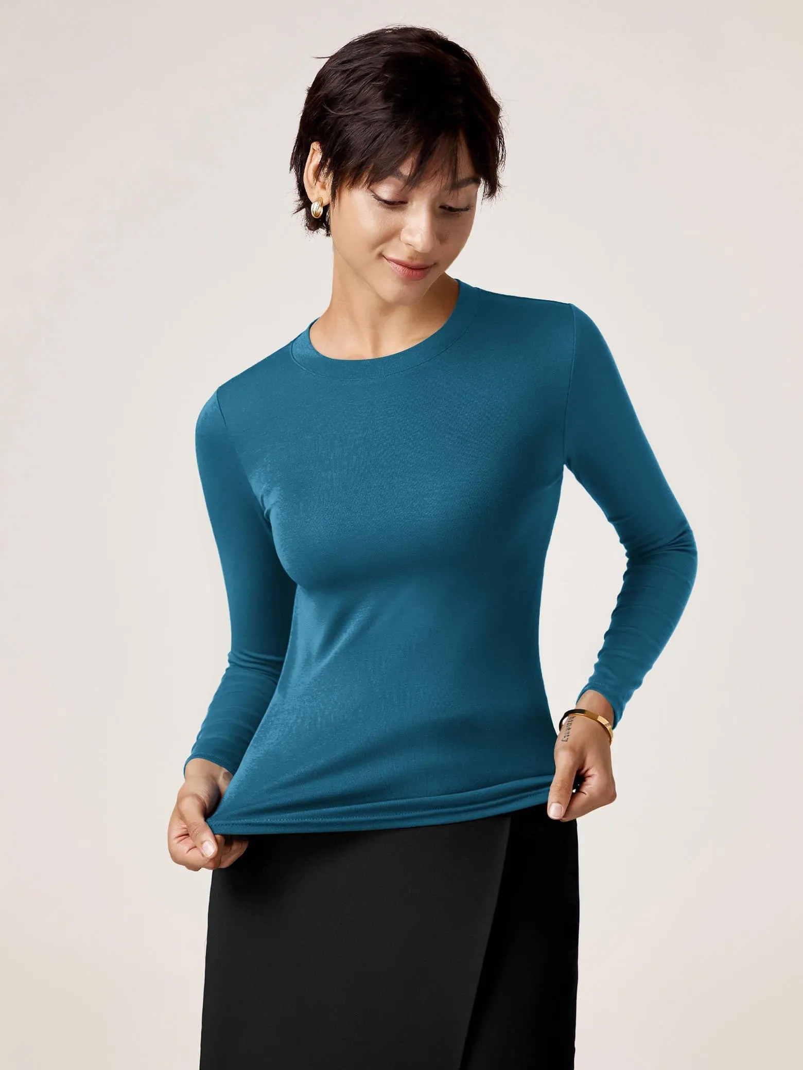 Amoretu Women's Round Neck T Shirts