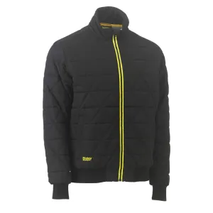 Bisley BJ6976 Quilted Bomber Jacket Black