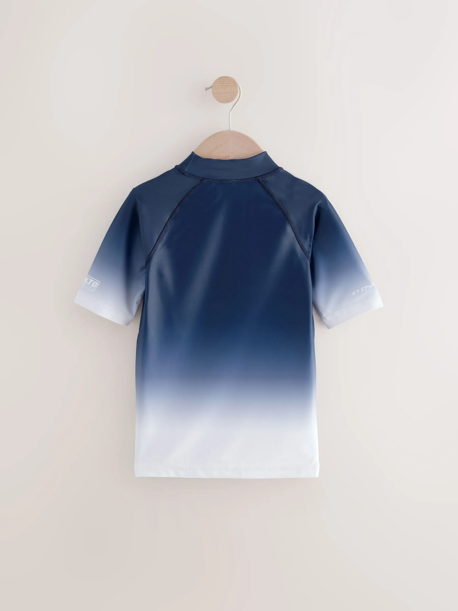 Black/Navy Short Sleeve Rash Vest (1.5-16yrs)