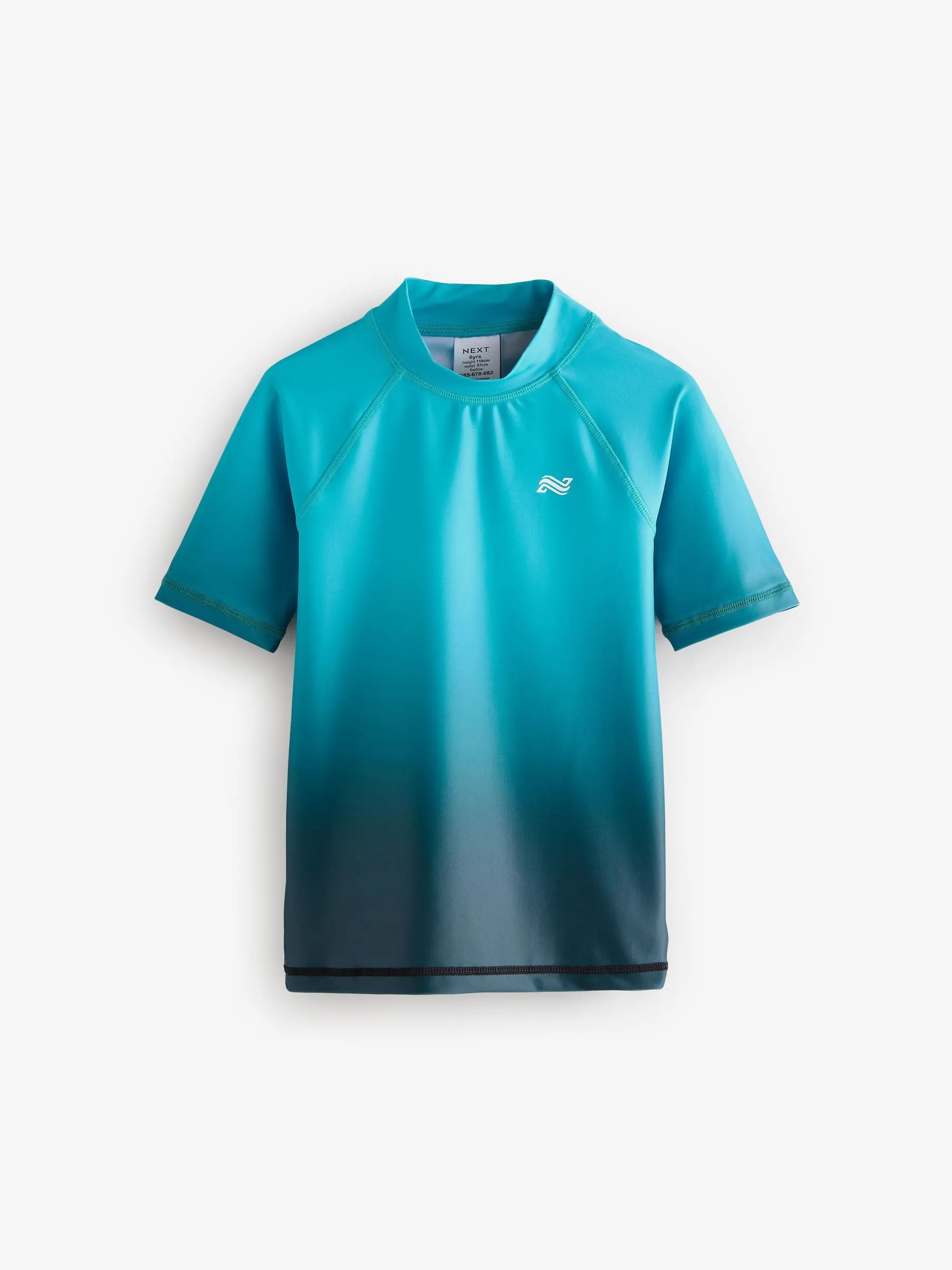 Blue Ombre Short Sleeve Rash Vest (1.5-16yrs)