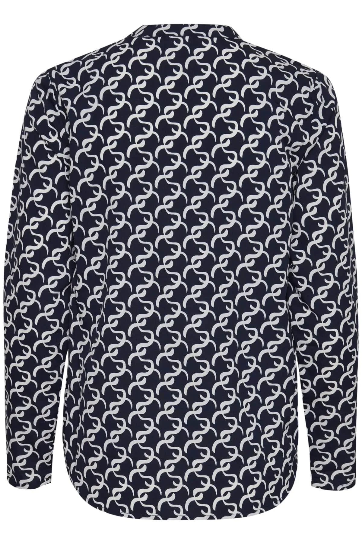 Bruce Printed Blouse - Total Eclipse