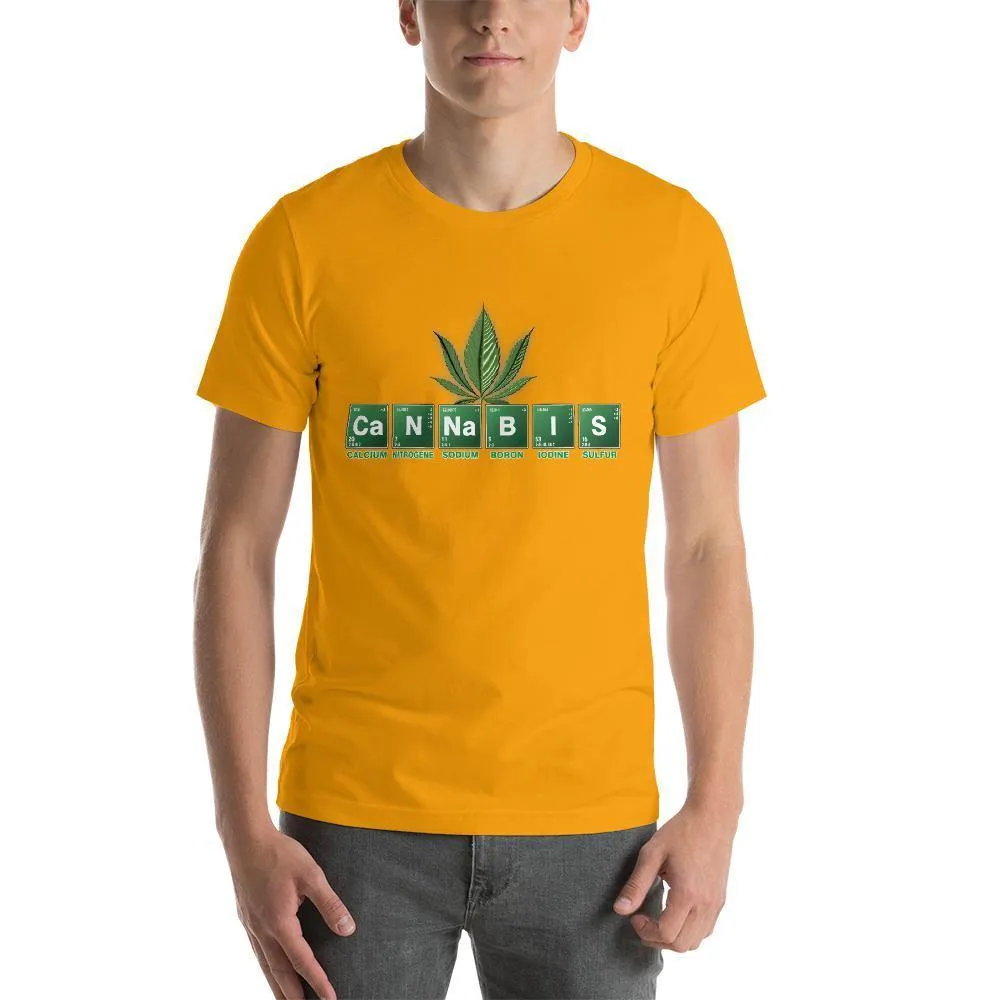 C A N N A B I S Men Round Neck printed T-Shirts