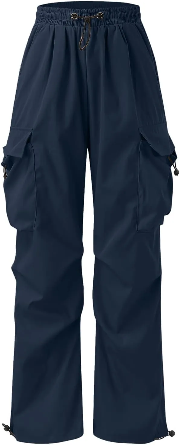 Cargo Pant for Men Cotton Casual Joggers Elastic Waist Cargo Combat Work Pant with Multiple Pockets