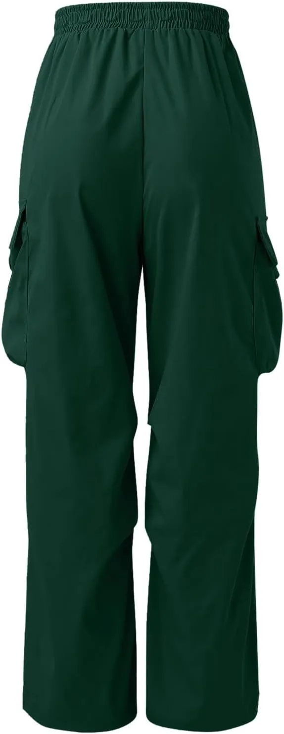 Cargo Pant for Men Cotton Casual Joggers Elastic Waist Cargo Combat Work Pant with Multiple Pockets
