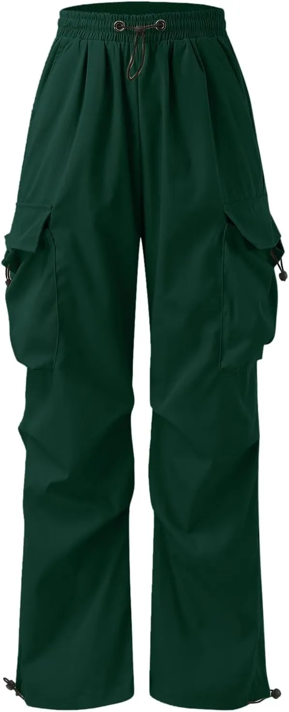 Cargo Pant for Men Cotton Casual Joggers Elastic Waist Cargo Combat Work Pant with Multiple Pockets