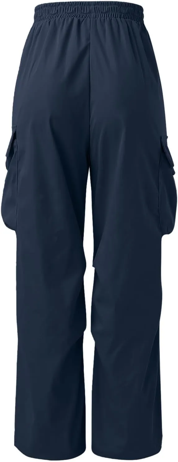 Cargo Pant for Men Cotton Casual Joggers Elastic Waist Cargo Combat Work Pant with Multiple Pockets