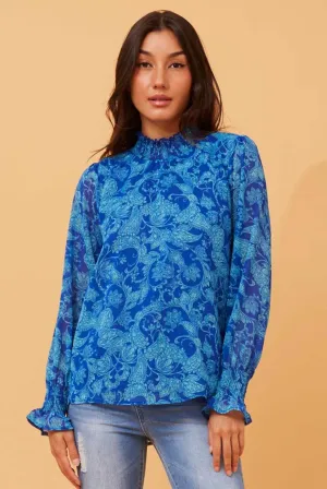 Cilla Blouse Classic Blue