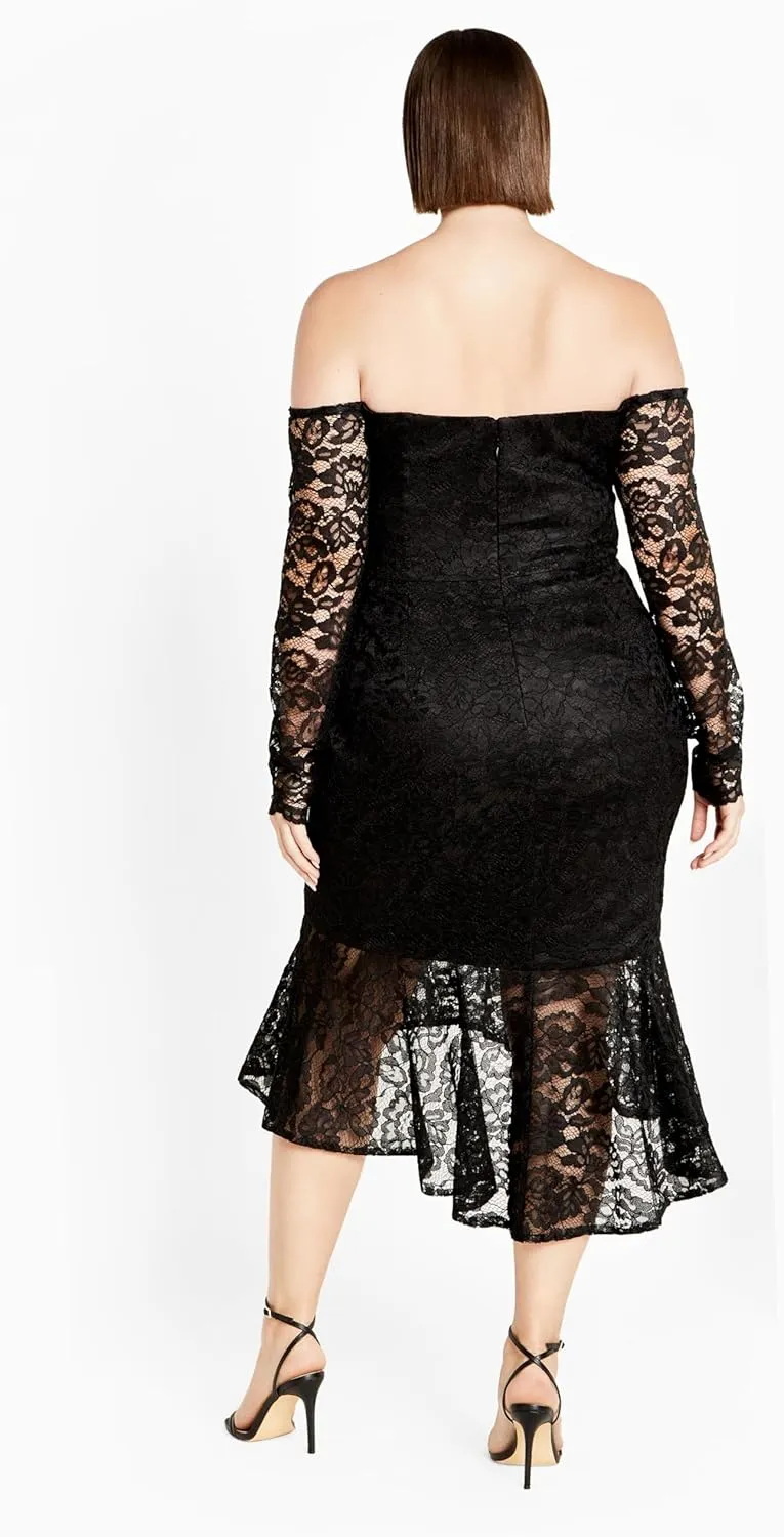 City Chic Women's Dress Lace Athena