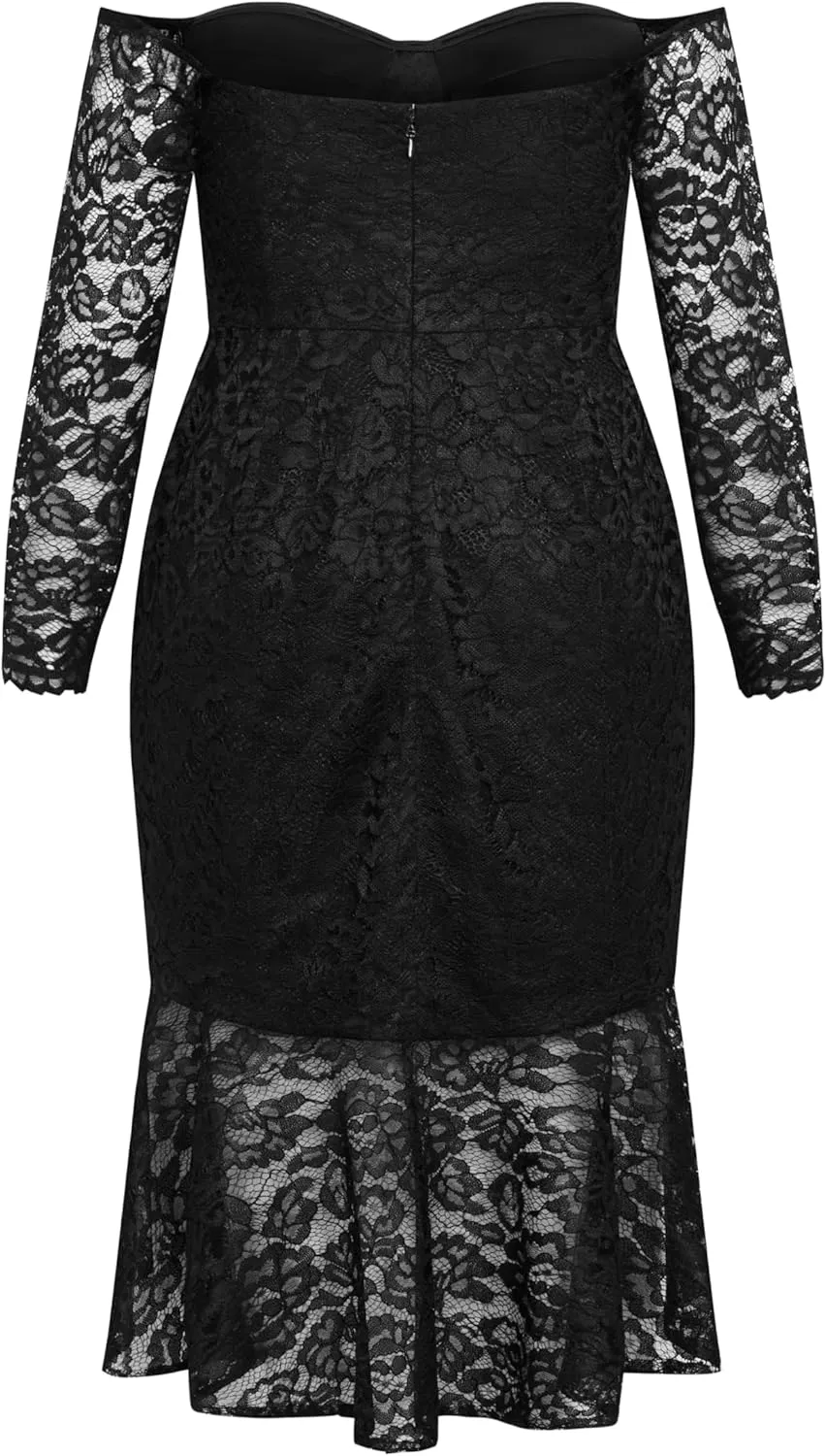 City Chic Women's Dress Lace Athena