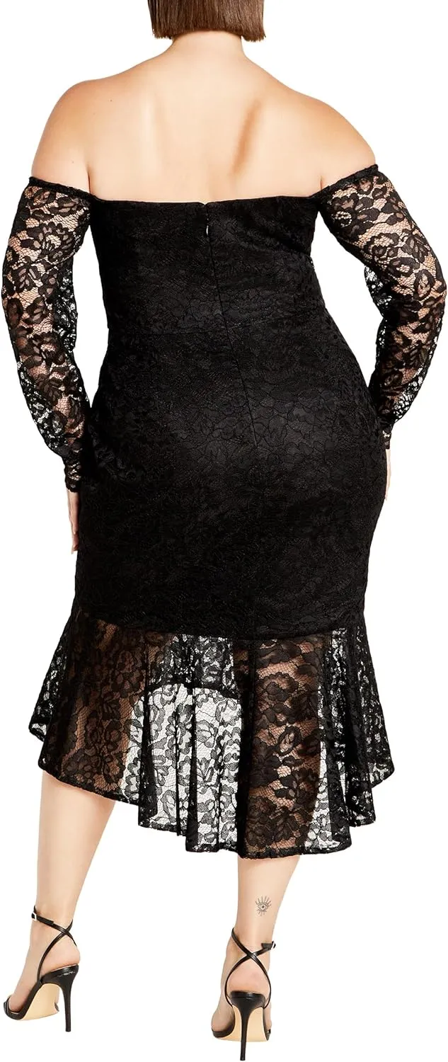 City Chic Women's Dress Lace Athena