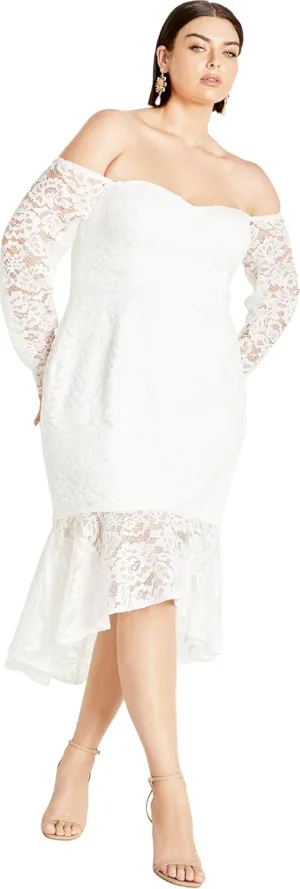 City Chic Women's Dress Lace Athena