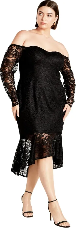 City Chic Women's Dress Lace Athena