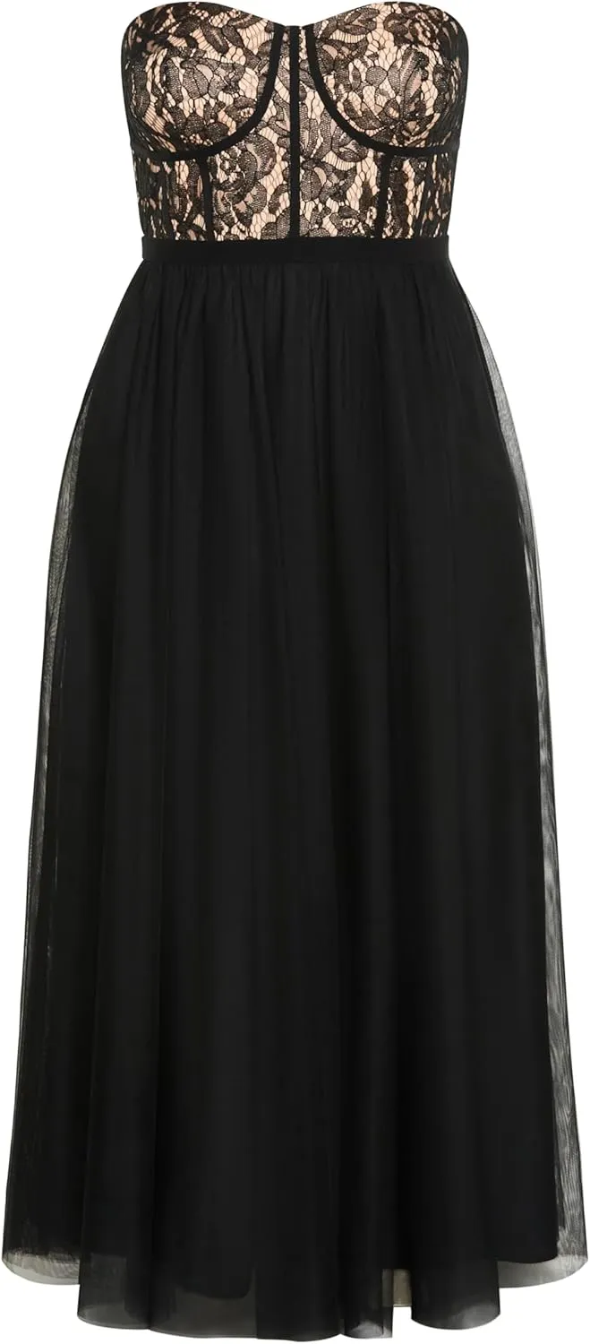 City Chic Women's Plus Size Dress - Sweet Beauty