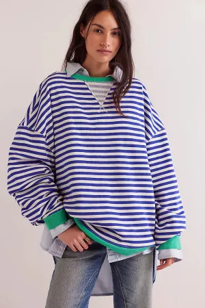 Classic Striped Crew | Sand Dollar Combo