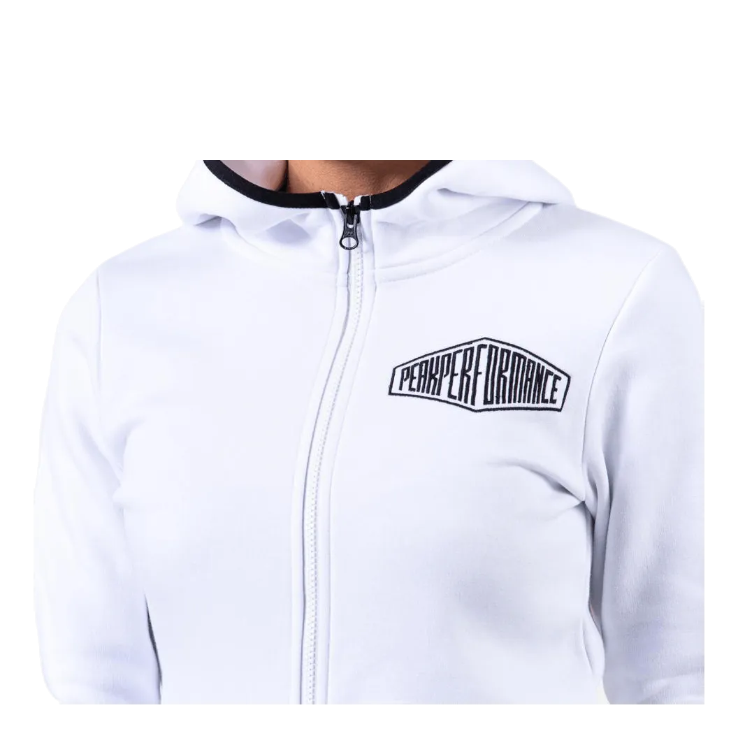Comfy Zip Hood White