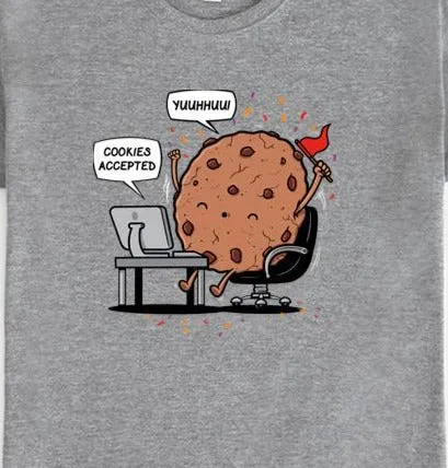 Computer Humor Sweatshirt  T-Shirt Cooke Approved  Funny Tech Gift