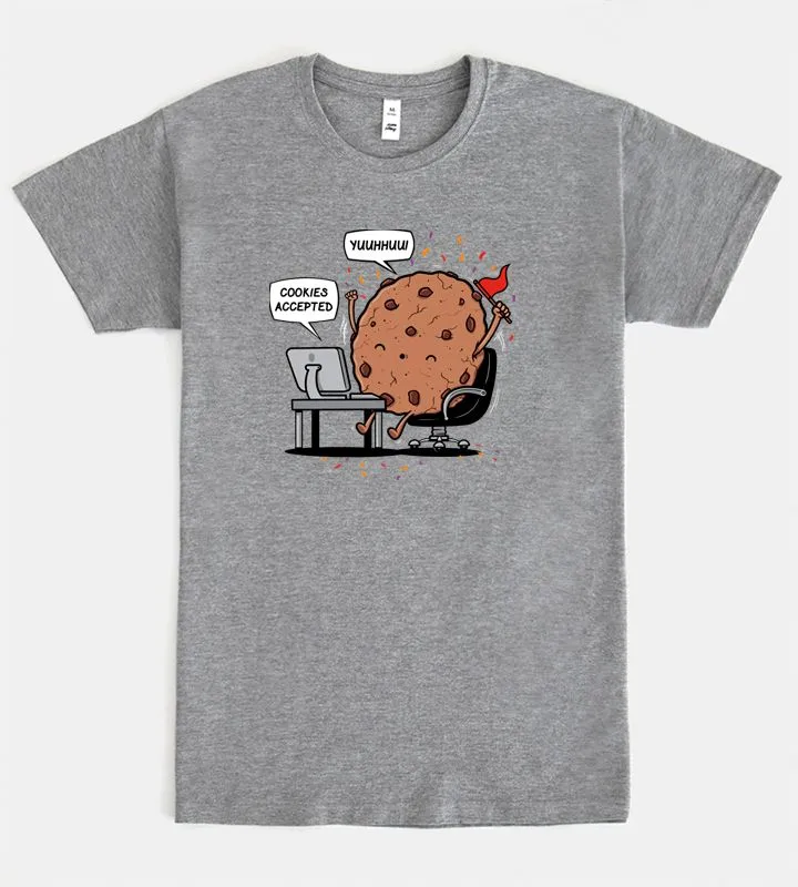 Computer Humor Sweatshirt  T-Shirt Cooke Approved  Funny Tech Gift