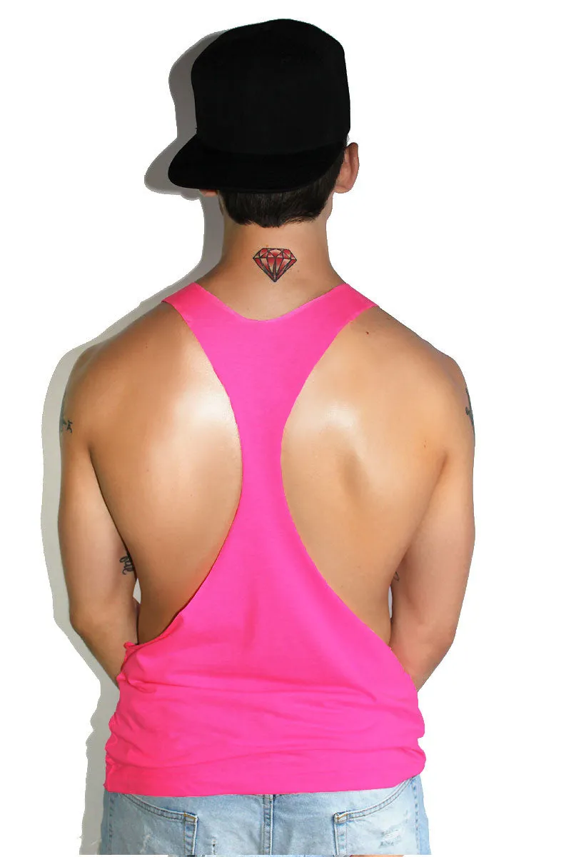 Core String Tank-Fuchsia