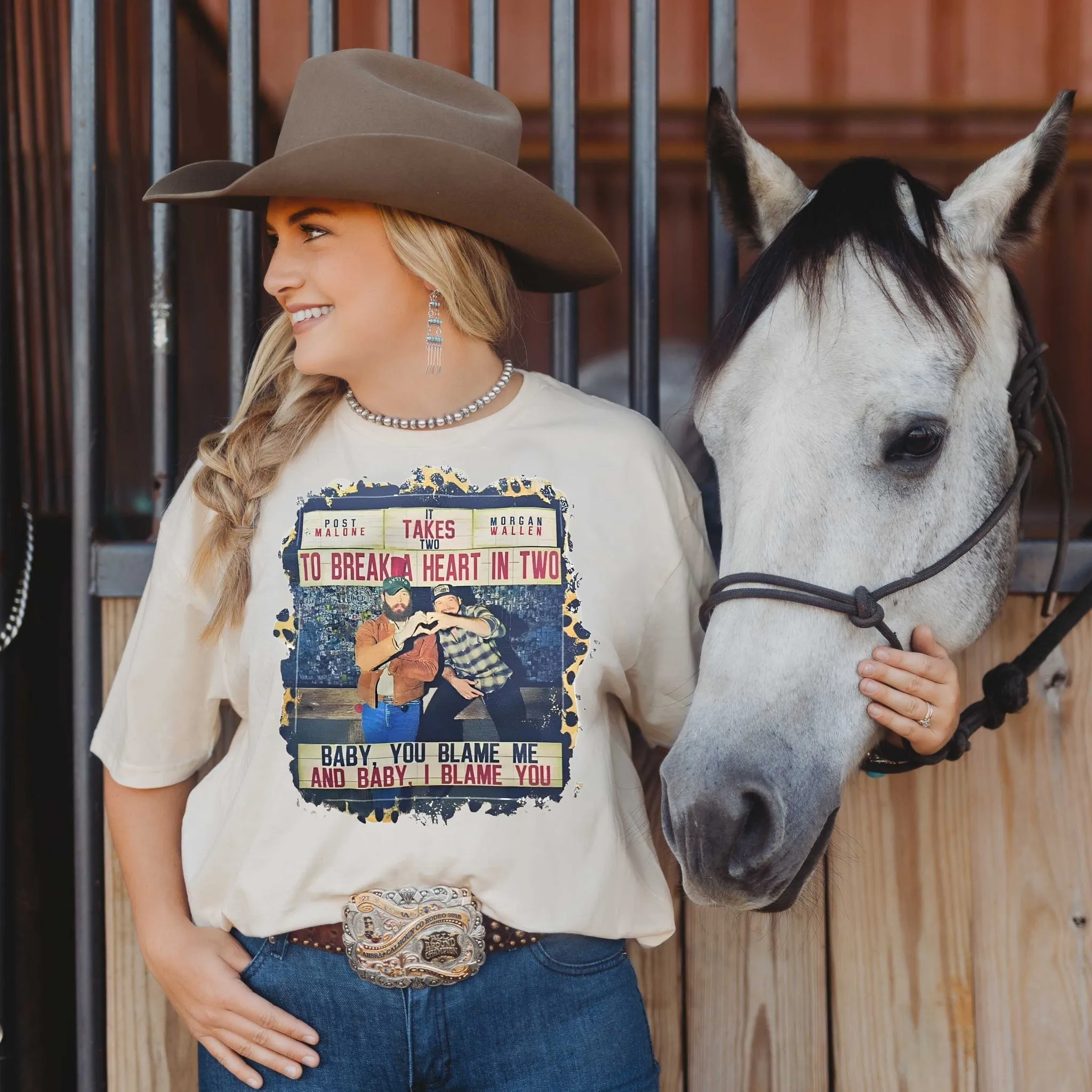Country Post  Wallen It Takes Two T-Shirt - Stylish Tee or Cozy Sweatshirt for Country Music Fans