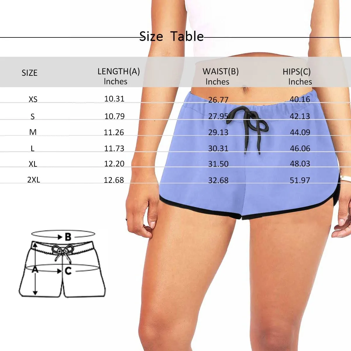 Custom Husband Face White Love Red Background Board Shorts Swim Trunks Personalized Women's Casual Yoga Shorts