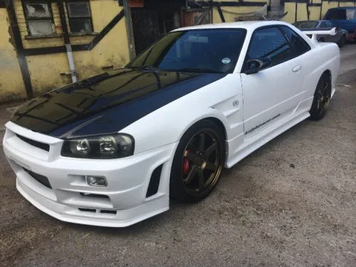 EPR USA ESB Style Side Skirts & Extension Underboard for Nissan R34 ER34 GTT RB25 Carbon Fiber/FRP