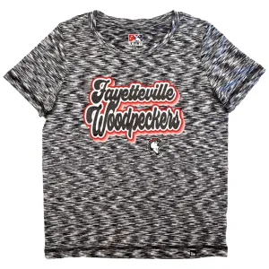 Fayetteville Woodpeckers New Era Women's Space Dye Spandex T-shirt