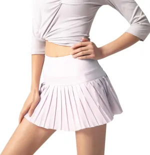 Flowy Skirts for Women Sports Tennis High Elastic Waist Pleated Trendy Athletic Shorts Skirt with Liner Yoga Clothes
