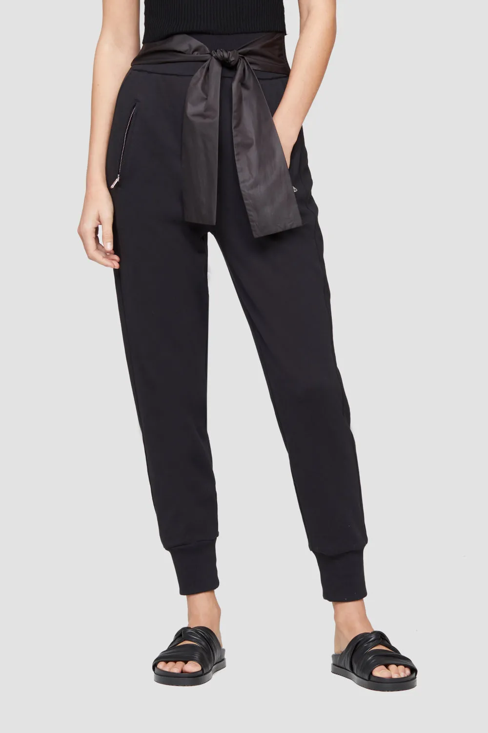 French Terry Jogger W Tie Wb