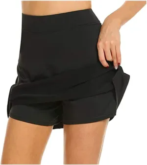 FZYLQY Summer Tennis Skirts for Women with Shorts 2025 Y2K Athletic Golf Skorts Trendy Casual High Waisted Comfy Tennis Skort
