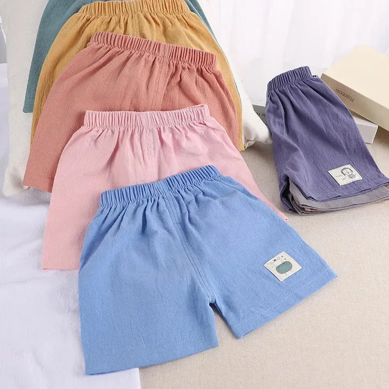 Girl Boy Summer Shorts Multicolor Fashion Comfortable Breathable