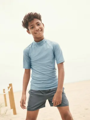 Grey Short Sleeve Rash Vest (1.5-16yrs)