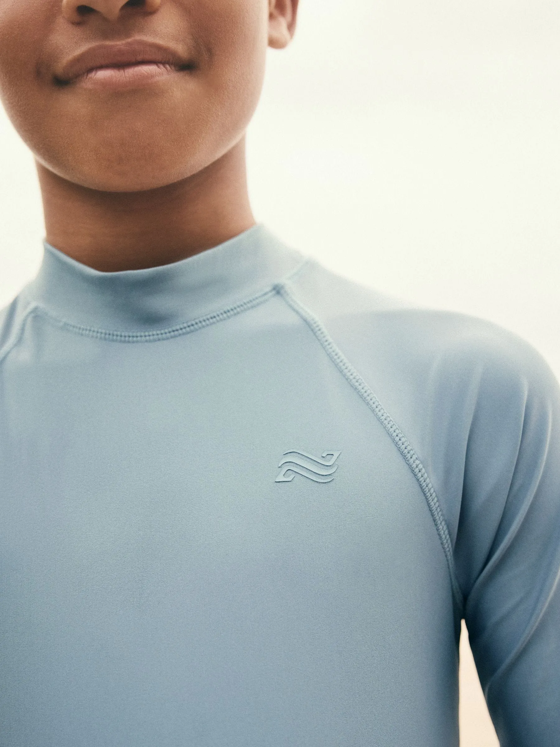 Grey Short Sleeve Rash Vest (1.5-16yrs)