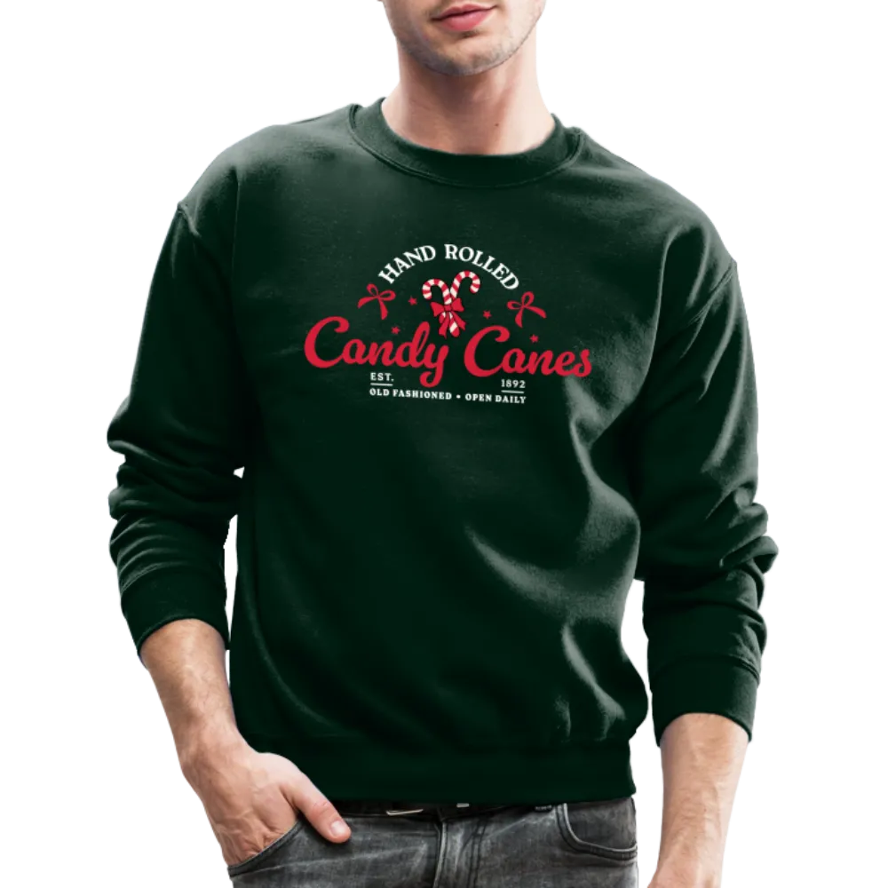 Hand Rolled Candy Canes Sweatshirt