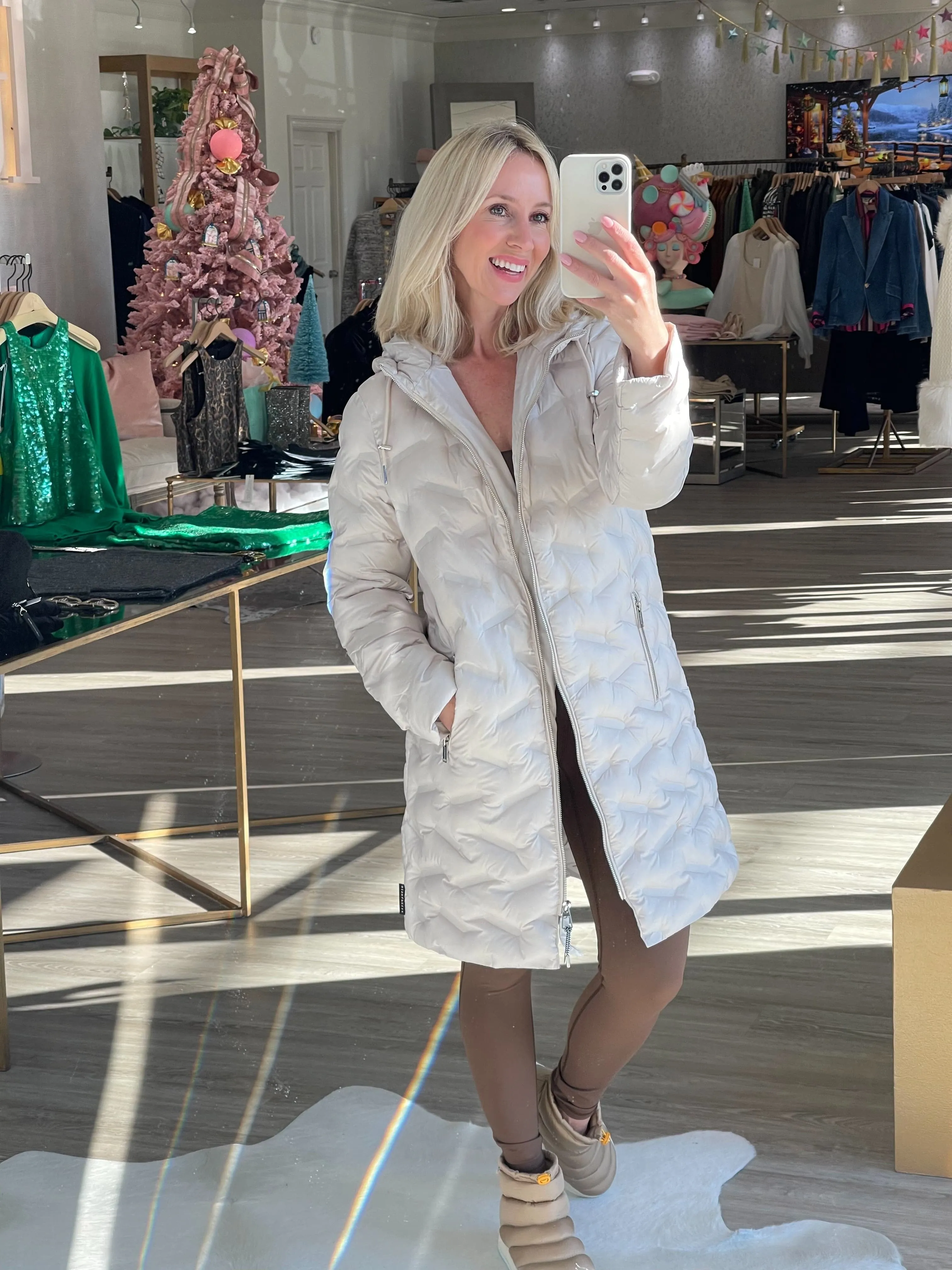 Hooded Coat With Zipper