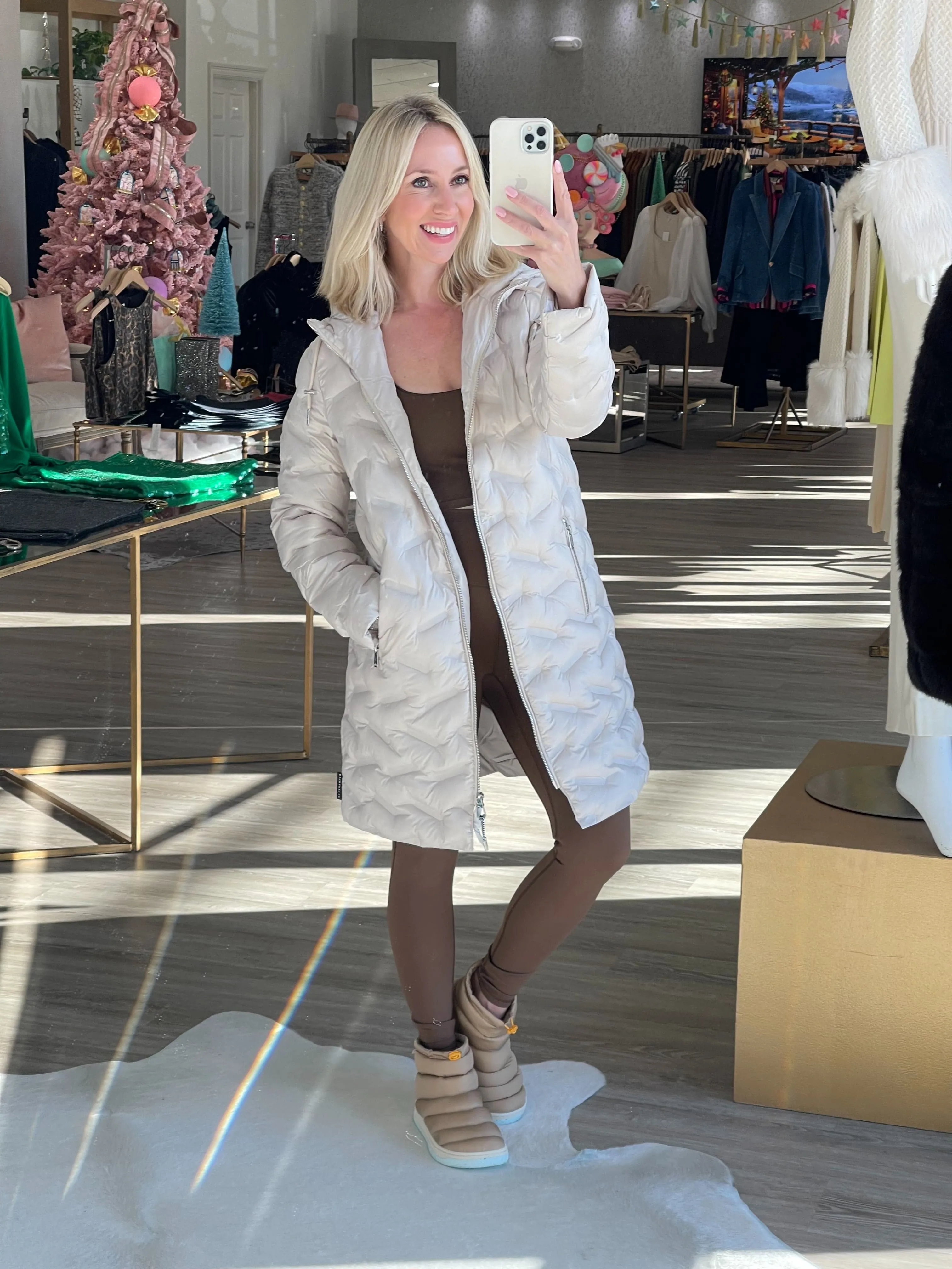 Hooded Coat With Zipper