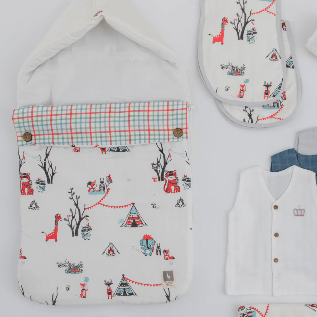 Hospital Bag Must Haves - Bohemian Theme (total 16 Muslin Items)