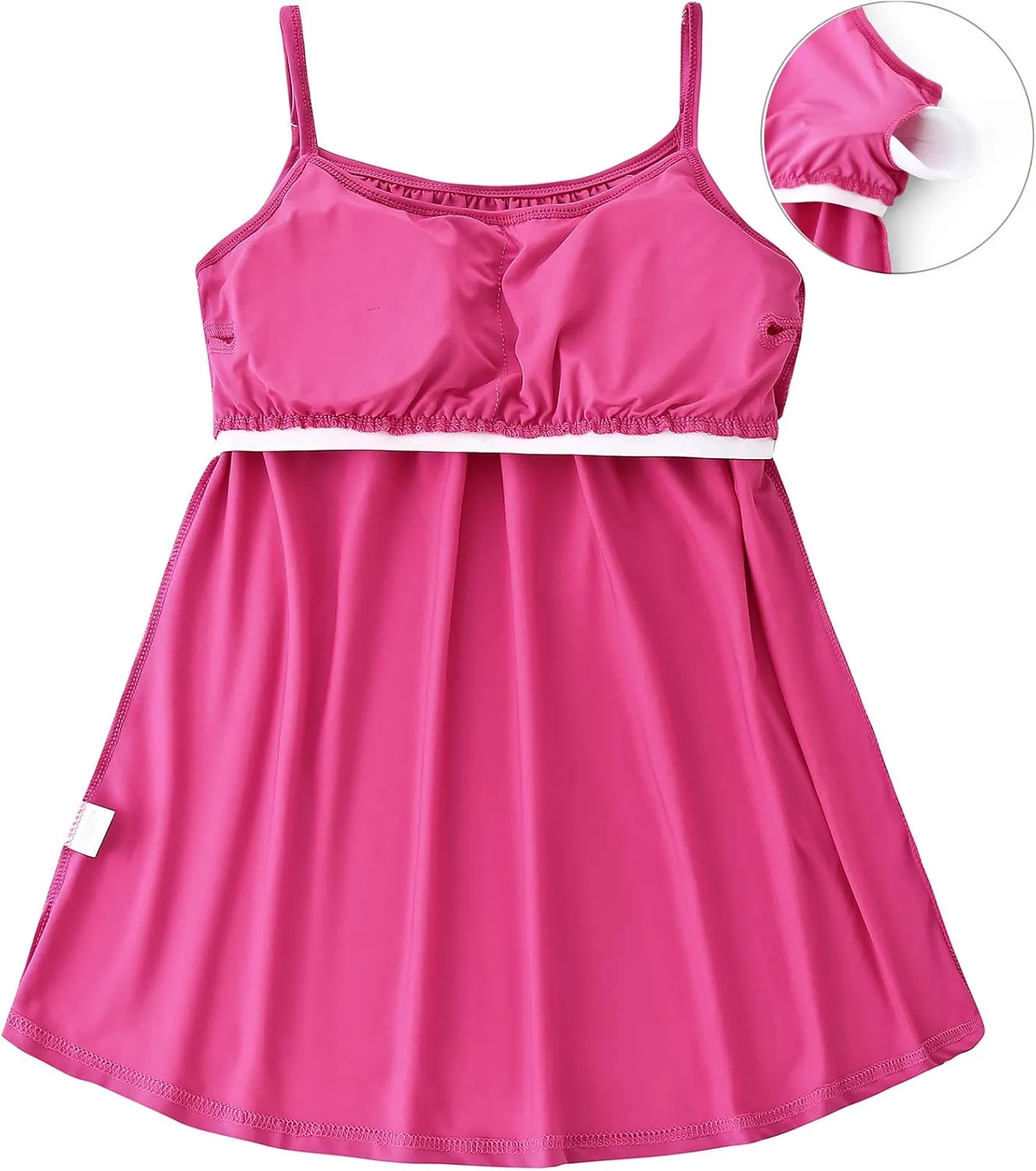 jonivey Women Casual Camisole with Removable Shelf Bra Spaghetti Straps Flowy Lounge Padded Cami Tank Top