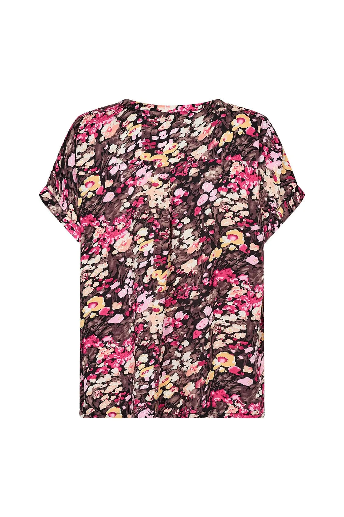 Karelia Blouse - Fuchsia Rose Combi