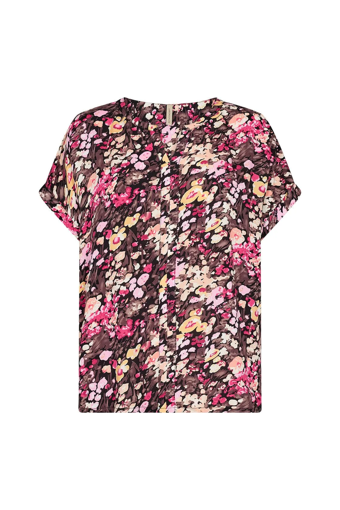 Karelia Blouse - Fuchsia Rose Combi