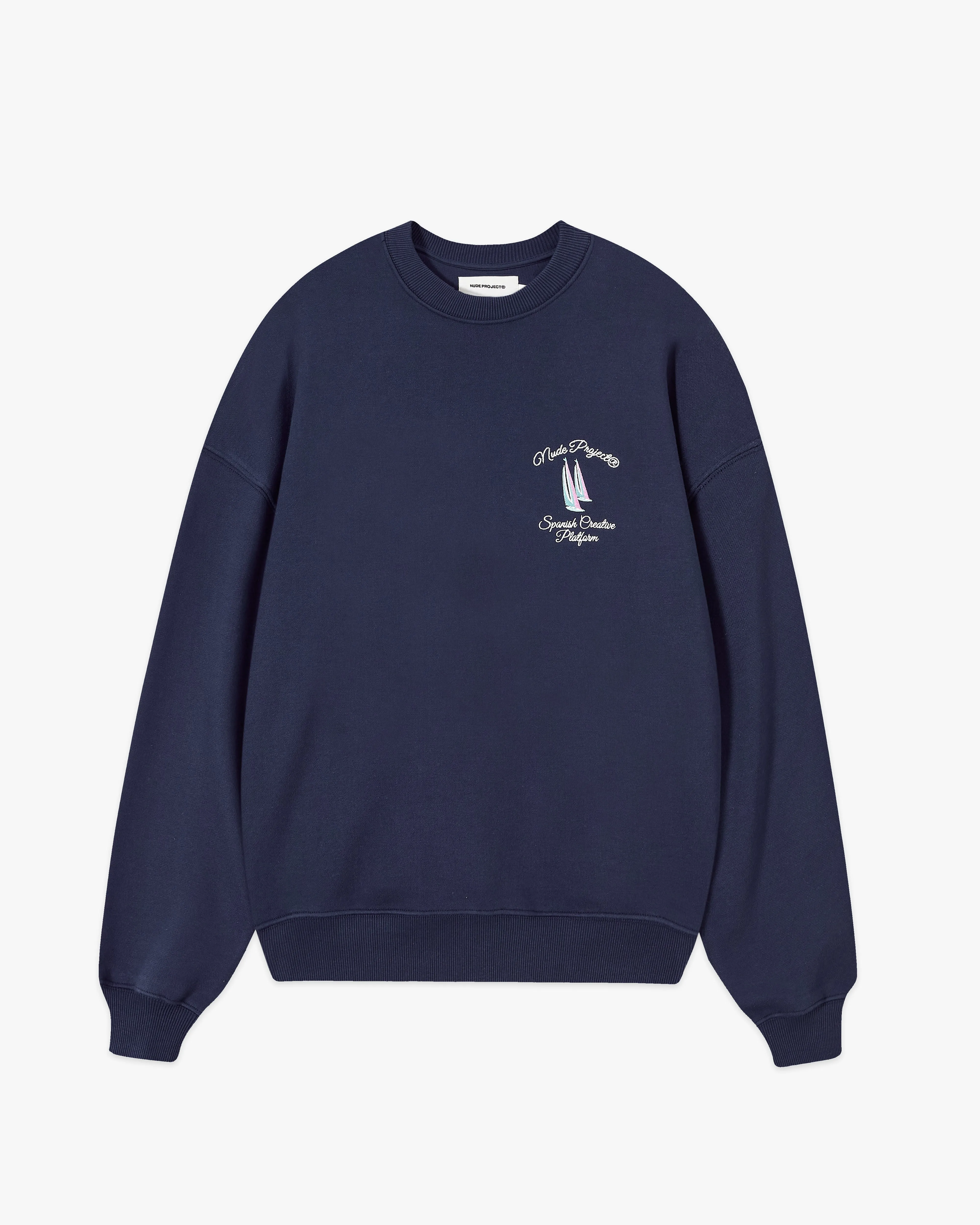 LIL BOAT CREWNECK NAVY