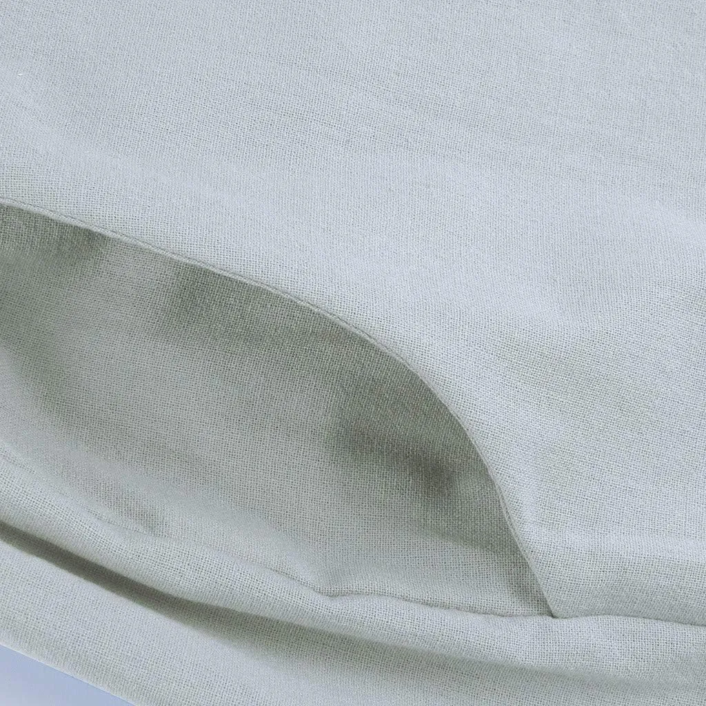 Linen Wide Leg Pants for Women Trendy Casual Drawstring High Waist Pant Loose Lightweight Long Palazzo Trousers