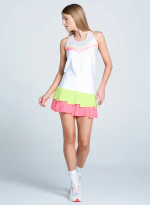 Lucky in Love Sunset Spin Tie Back Tank