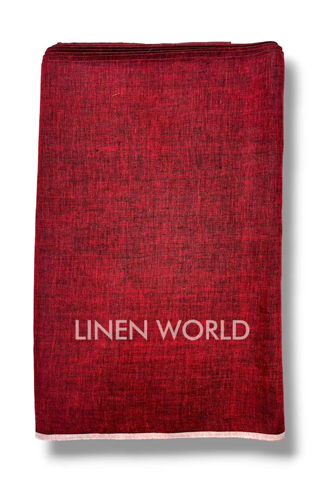 Maroon Linen Fabric (60 Lea)