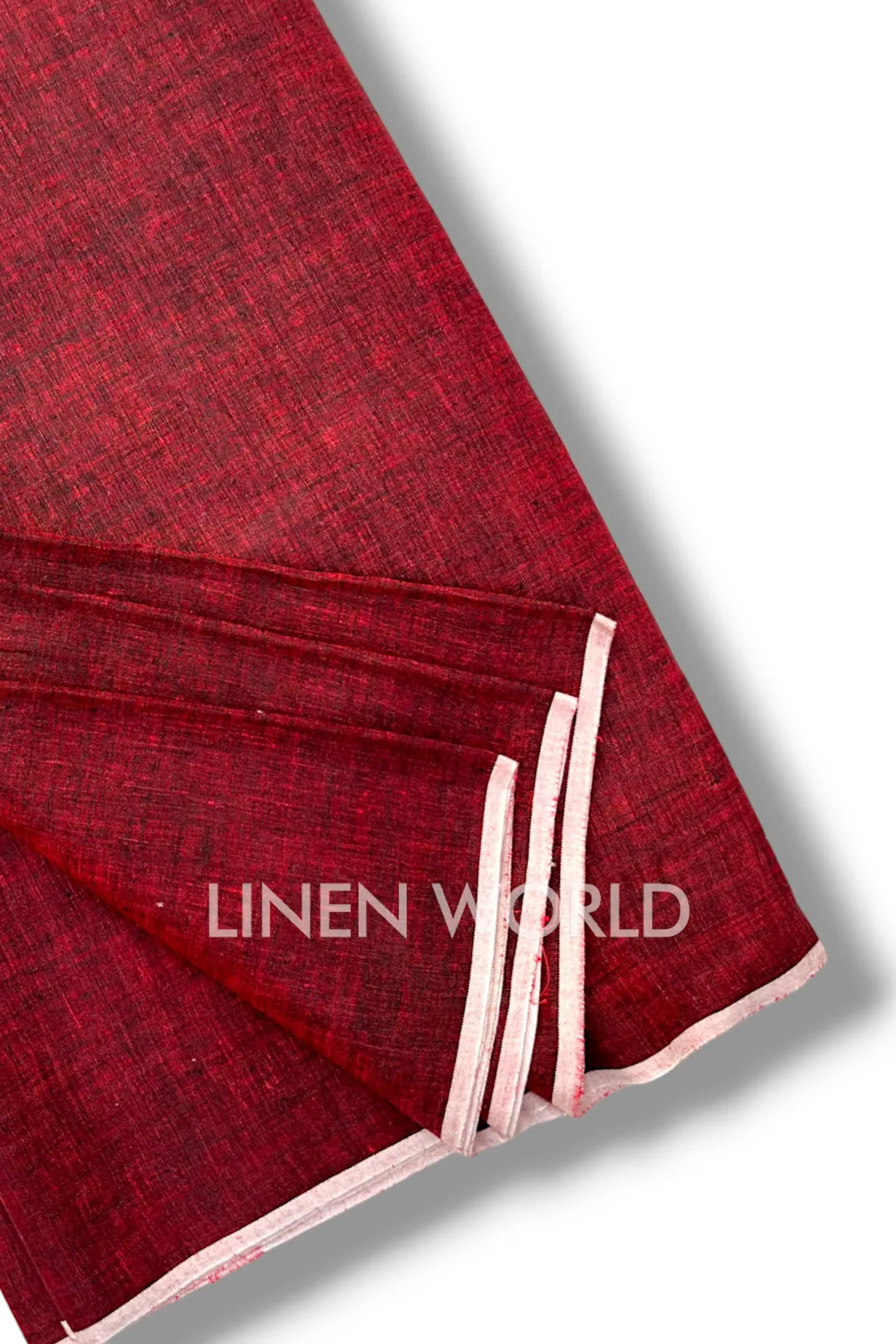 Maroon Linen Fabric (60 Lea)