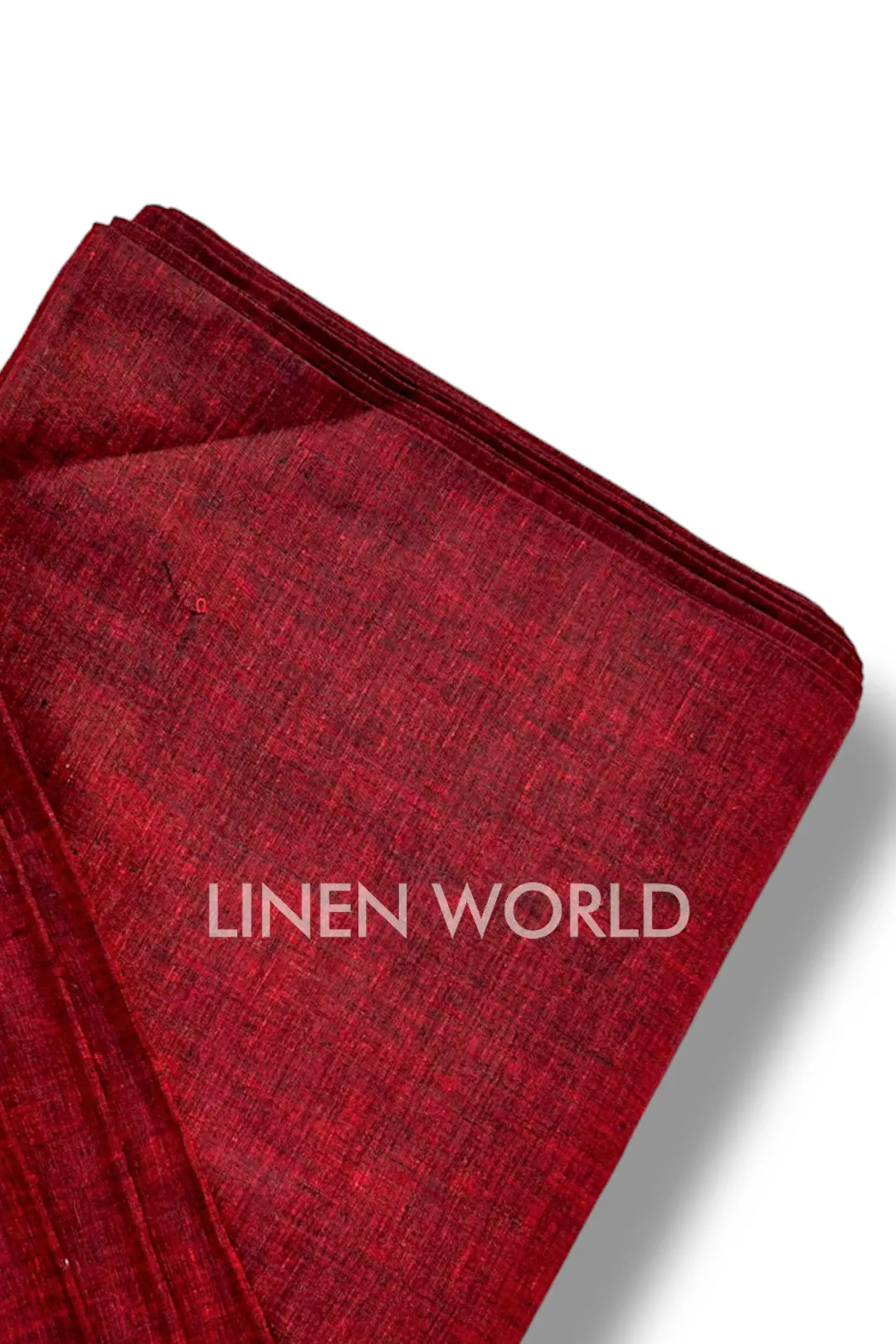 Maroon Linen Fabric (60 Lea)
